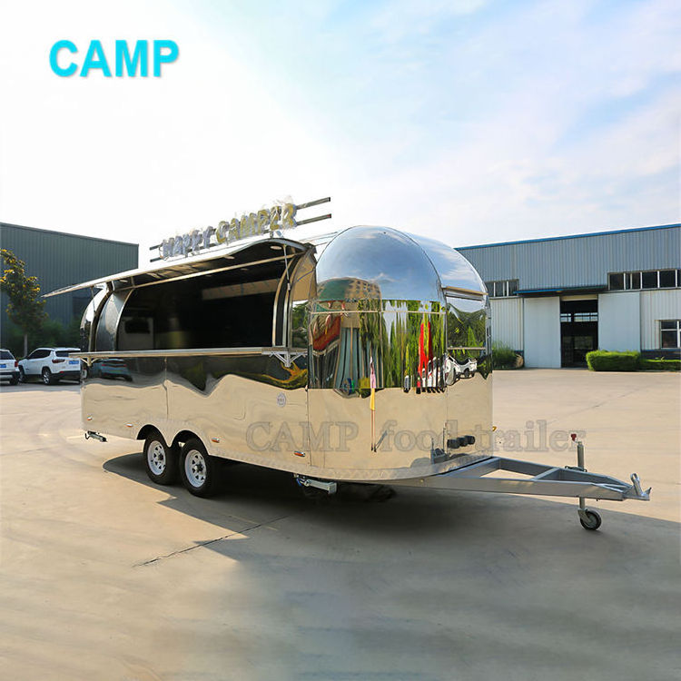 Street Fast Food Truck Portable Kebab Food Truck Airstream Foodtruck Food Trailers Fully Equipped Mobile Kitchen