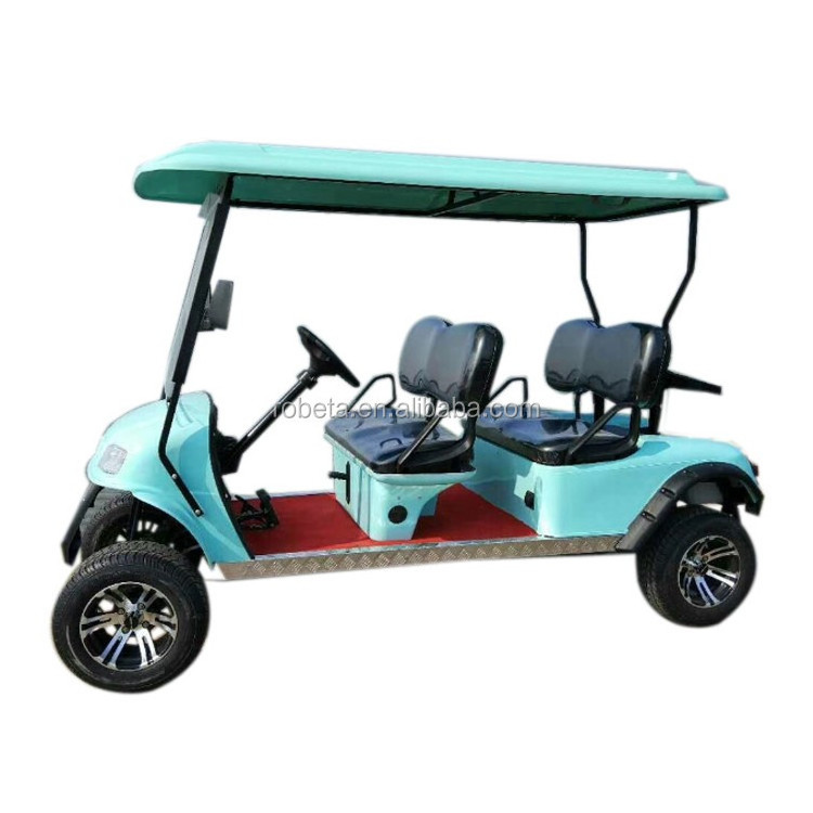 Used Mini 4 Seater Electric / Gas Golf Carts Battery for Sale