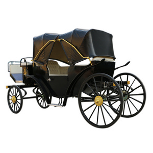 Exported Visiting Horse Drawn Wagon / Horse drawn Carriage for Sale