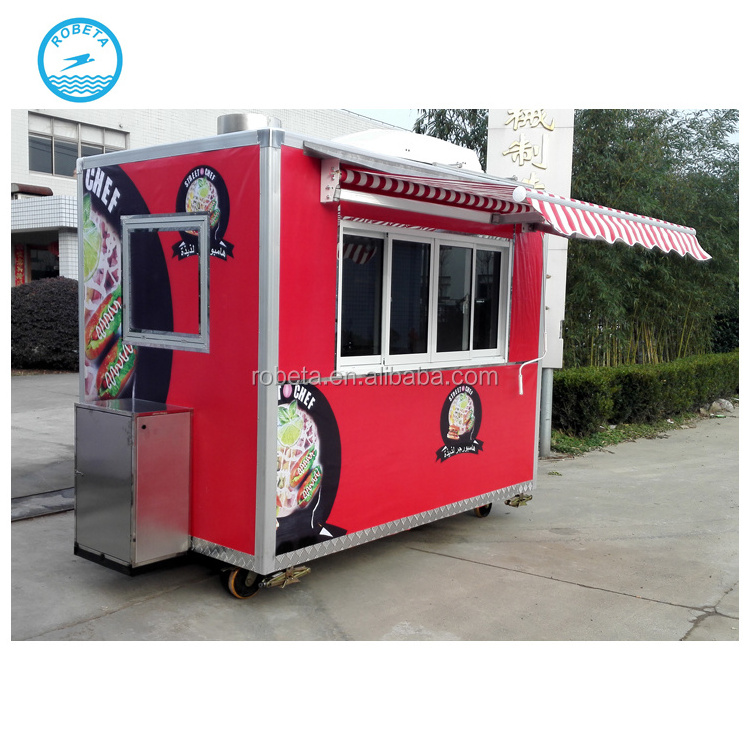 Churros food trailer / mobile food cart for slush machine