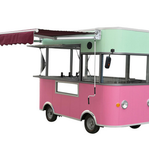 street mobile electric food cart truck bus kitchen snack restaurant prices electric mobile food car with wheels