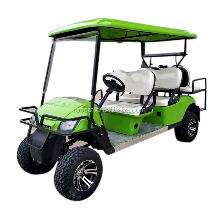 Used Mini 4 Seater Electric / Gas Golf Carts Battery for Sale