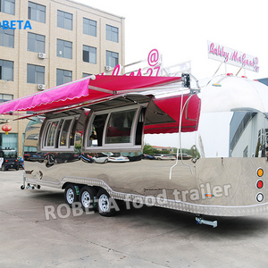 outdoor kiosk caravan travel trailer mexican ice cream cart for sale