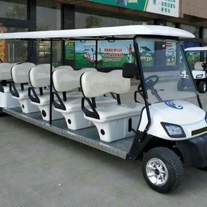 China Made 12 Seater Electric Golf Cart With Rear Seat For Sale