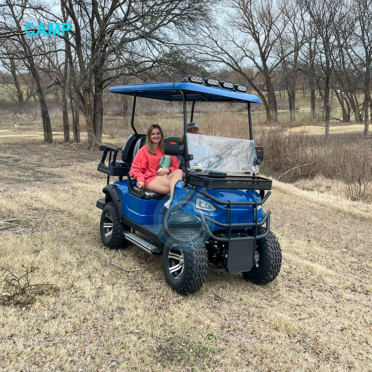 4 Wheel Electric 60 volt golf cart street legal 4 seater golf cart gas or battery powered electric golf cart