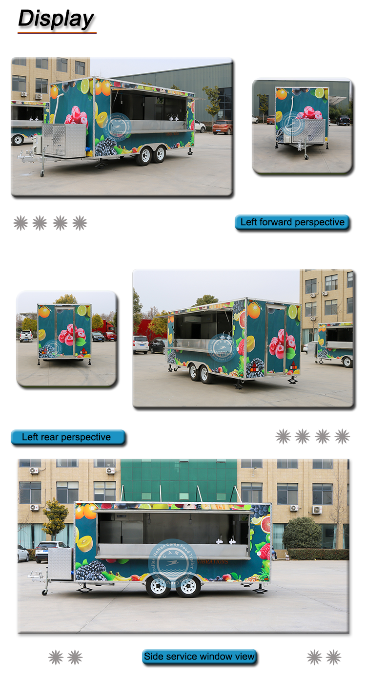 Hot Selling Coffee Bar Fast Food Trailer Street Restaurant Piaggio Ape Food Truck Donut Food Truck For Sale