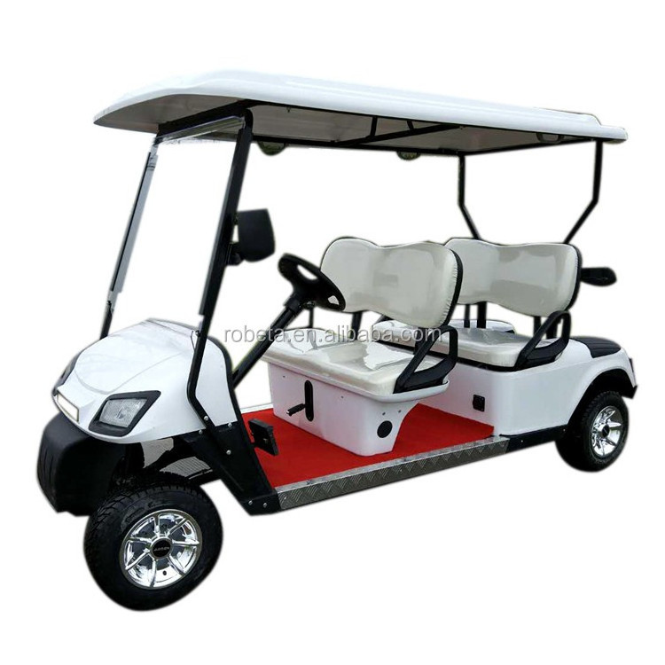 Used Mini 4 Seater Electric / Gas Golf Carts Battery for Sale