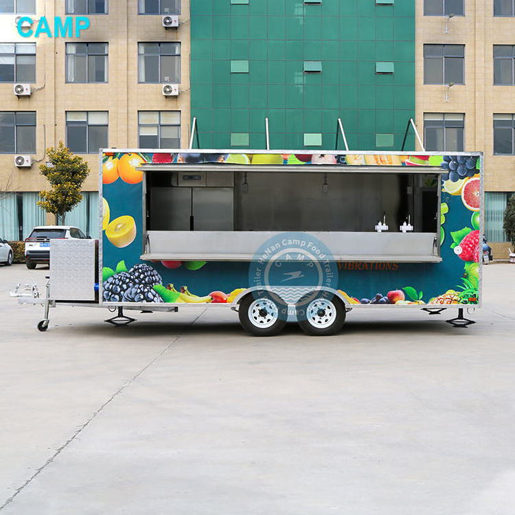 Hot Selling Coffee Bar Fast Food Trailer Street Restaurant Piaggio Ape Food Truck Donut Food Truck For Sale