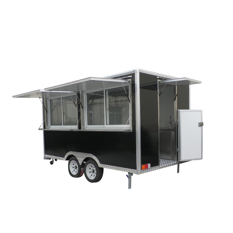 Food Stand Food Cart Used Italian Ice Concession Carts Smoothie Trailers Coffee Trucks for Sale