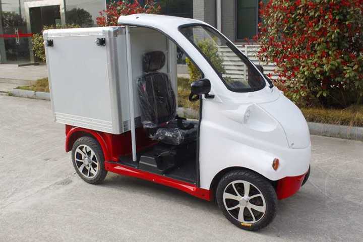 Van Cargo Loading Carrier Truck Used Toto Fast Electric Box Van Solar