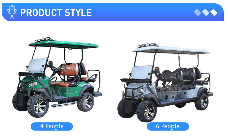 wholesale golf cart electric utility vehicle golf cart 6 seater golf cart luxury