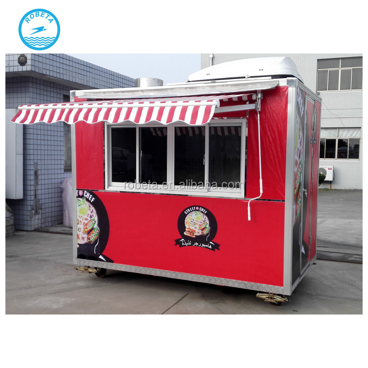 Churros food trailer / mobile food cart for slush machine