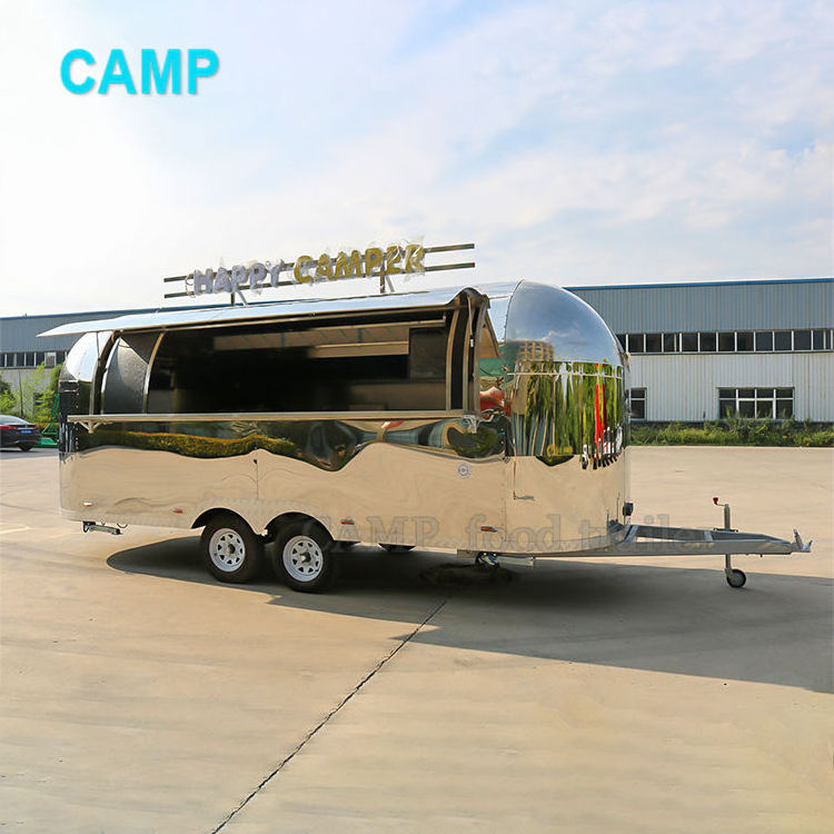 Street Fast Food Truck Portable Kebab Food Truck Airstream Foodtruck Food Trailers Fully Equipped Mobile Kitchen