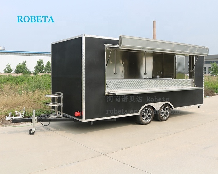 Venta de Food Truck Coffe Rotissoire Taco Food Truck With Toilet Solar Panel