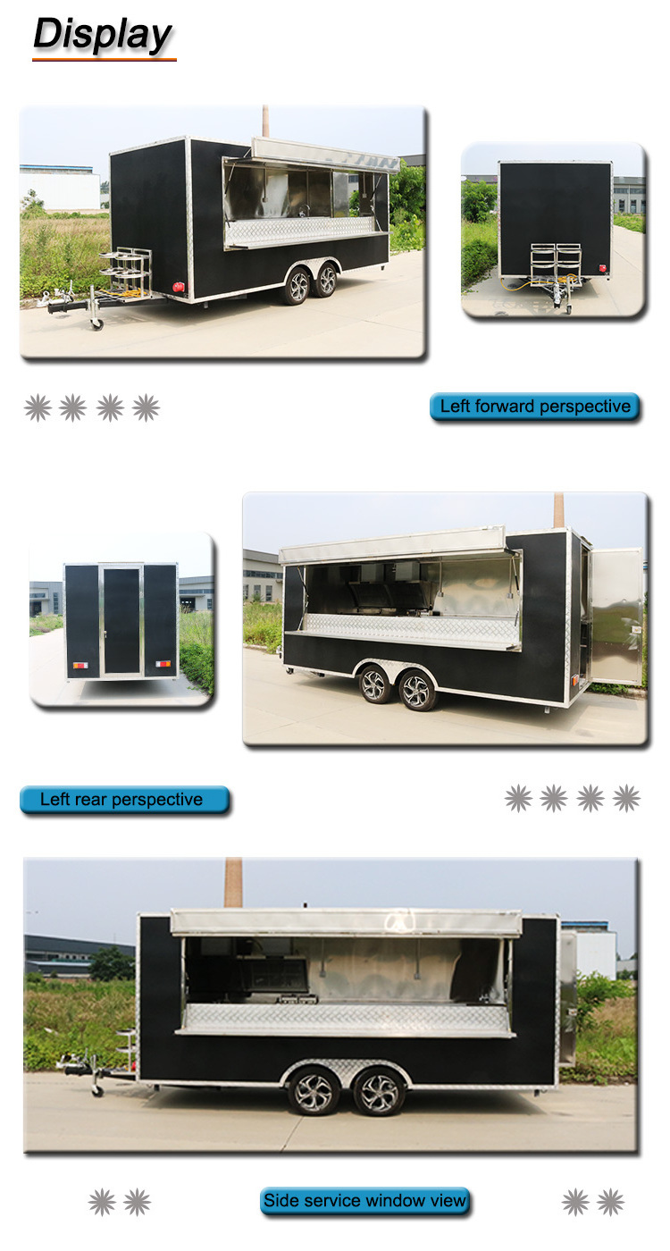 Wholesale Price Cater Ice Cream Mobile Food Trucks For Sale Concession Used Food Truck Trailer Food Cart