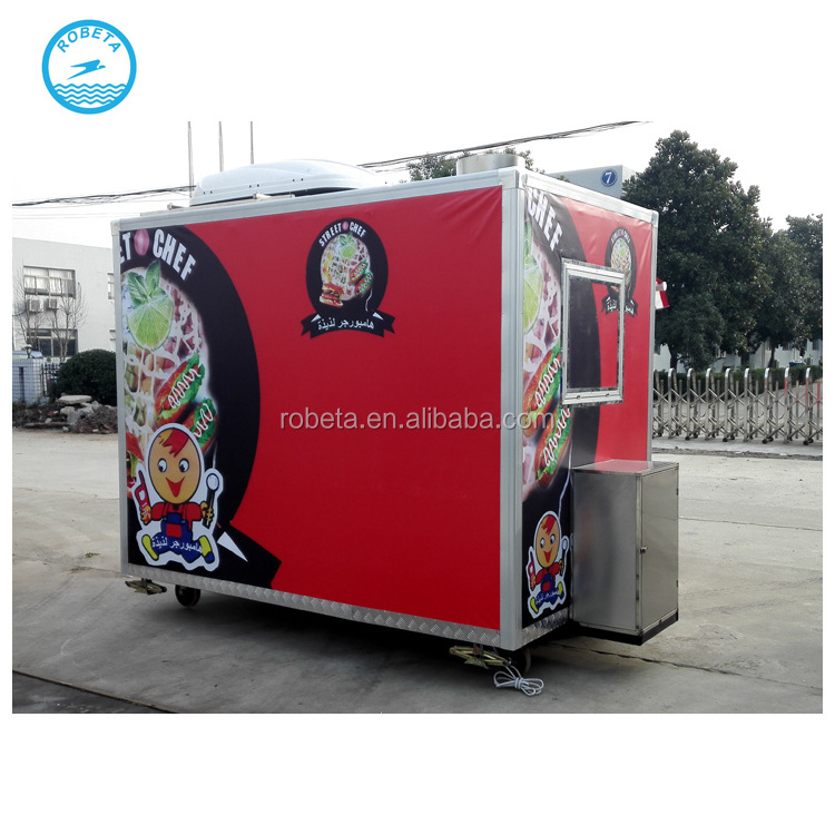 Churros food trailer / mobile food cart for slush machine