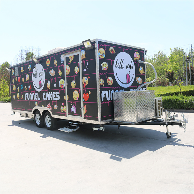 Custom-made gas mobile food truck pizza trailer foodtrack Medium Size