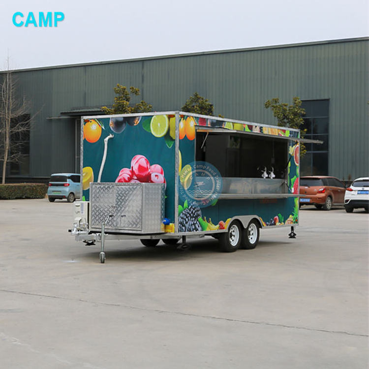 Hot Selling Coffee Bar Fast Food Trailer Street Restaurant Piaggio Ape Food Truck Donut Food Truck For Sale