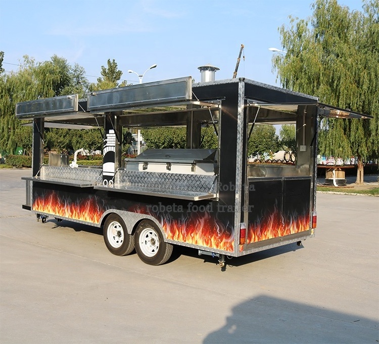 Mobile kitchen automatic food truck full domestic food car mobile salon and spa