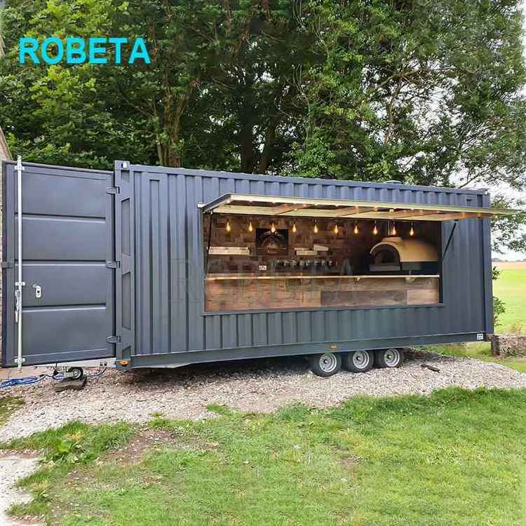 Wholesale Price Prefab Container Cafe Restaurant with Full Kitchen container bar