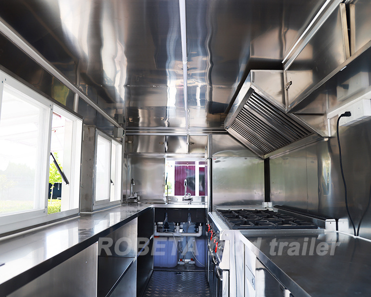 Australian Compliant Juice Kabab Food Trailer Caravan Pink food truck With Full Kitchen Australia Standard