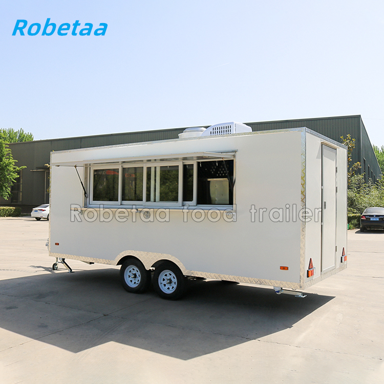 Robetaa professional design food trailers fully equipped usa fitted food truck mexican food cart ice cream bbq shop