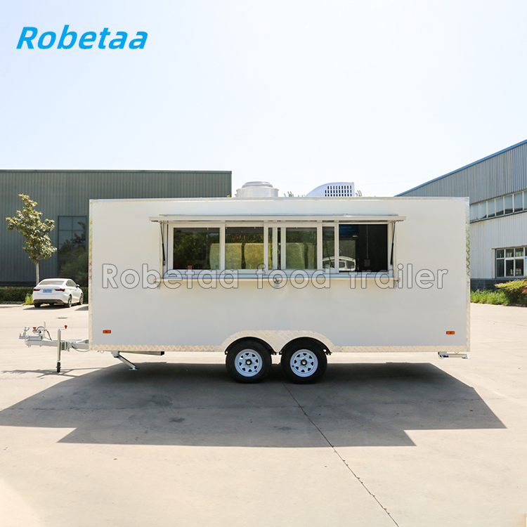 Robetaa professional design food trailers fully equipped usa fitted food truck mexican food cart ice cream bbq shop