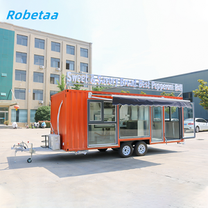 Robetaa container restaurant with kitchen mobile food trailer with full kitchen equipments concession food truck