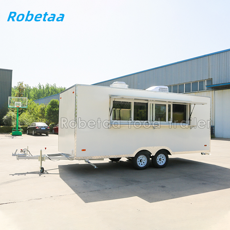 Robetaa professional design food trailers fully equipped usa fitted food truck mexican food cart ice cream bbq shop