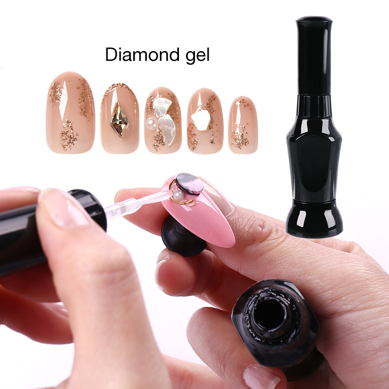 Nail Art Super Sticky Stone No wipe Glue Gel Use For Diamond Rhinestone Nail Decoration