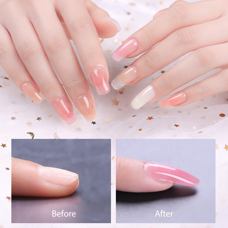 Long Lasting Art Glitter Uv Poly Gel Polish For Extending Finger Camouflage Acrylic Nail Extension Glue