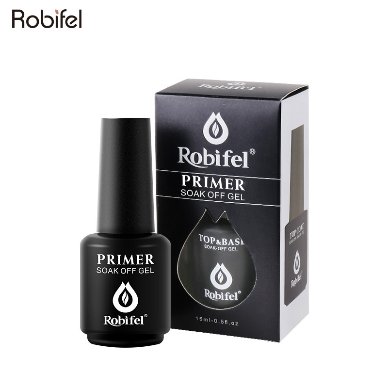 Robifel Nail Art Primer Bonder Gel Nails Polish Enhance Intense Manicure Seal Liquid