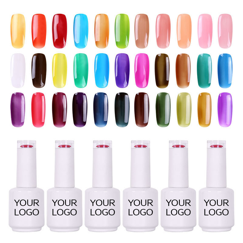 Colors Glass Top Coat Colorful Uv Gel Replenish Kit Clear lasting Top Coat Gel Nail Polish