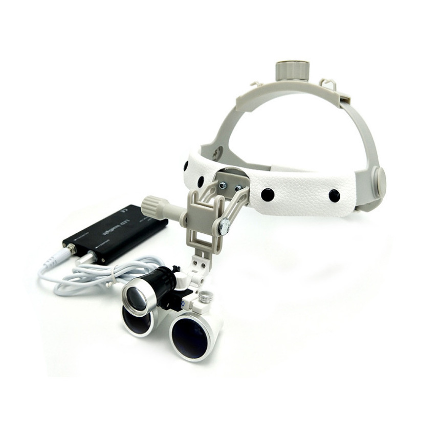 Surgical Operation Loupes LED Illuminated 2.5X/3.5X Head Mount Magnifying Glasses Magnifier glasses with led light