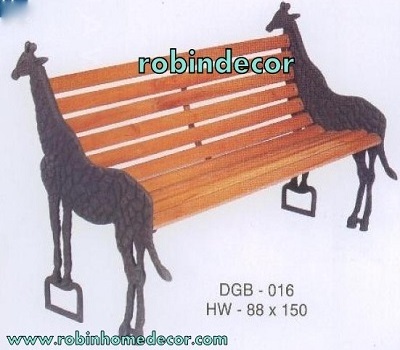 Indian Supplier Car Accessories Metal Legs Cast Iron Bench for Public Park Bench Available in Multi Design from India