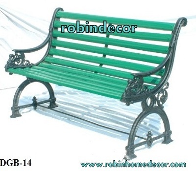 Wholesale Supply Antique Style Cast Iron Bench with Metal Legs for Outdoor Bench Available at Best Price from India