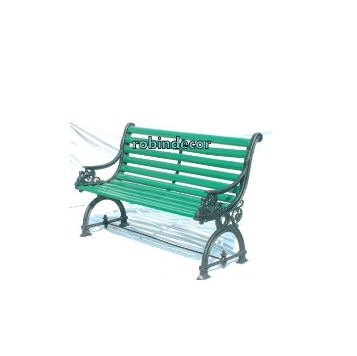 Wholesale Supply Antique Style Cast Iron Bench with Metal Legs for Outdoor Bench Available at Best Price from India