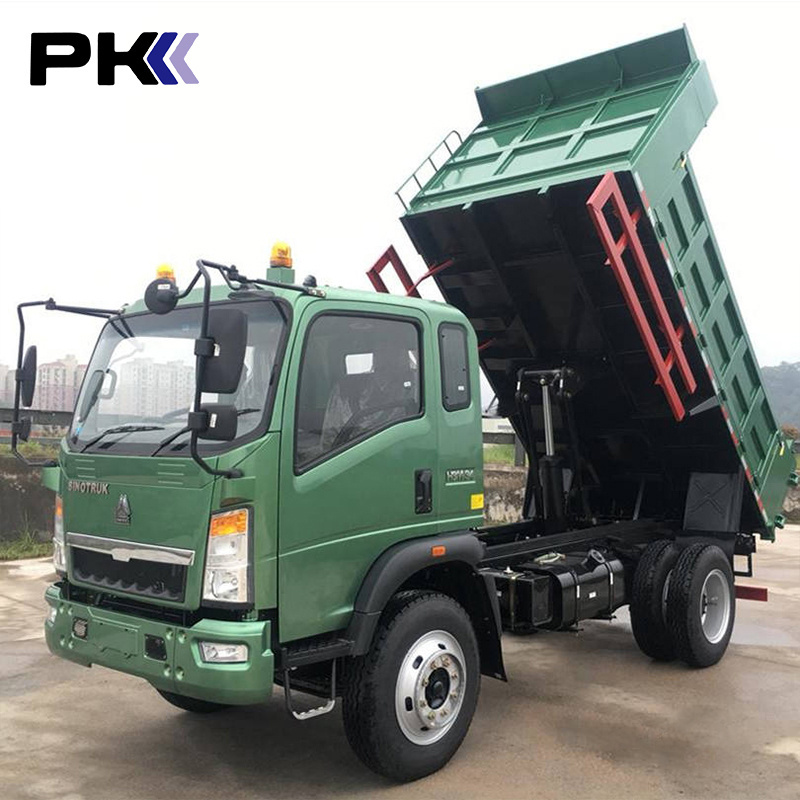 Sinotruck 4x2 3-10Tons all wheel driving Tipper Mini 4x4 Howo Dump Truck