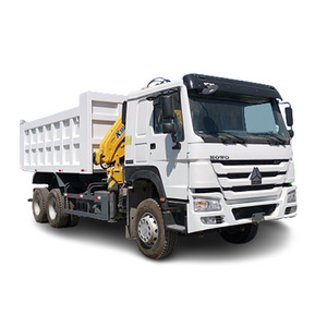 Sinotruck Howo 6x4 Dump Truck With Crane 20 ton China Mobile Truck Crane Price