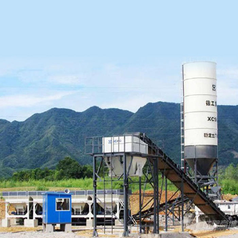 China Hot Brand mobile portable soil cement stabilized mixing plant XCL300R for Sale