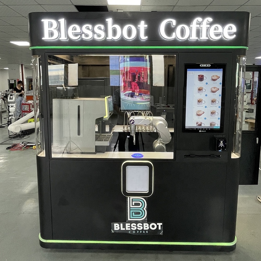 Automatic Coffee Robotic Barista Robot Ice Coffee Vending Machine