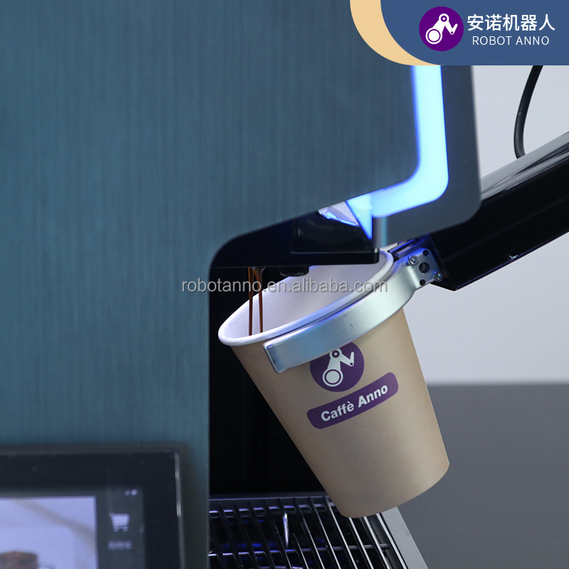 New Design Touch Screen Cappuccino Latte Electric Fully Automatic Robot Coffee Machine For Business