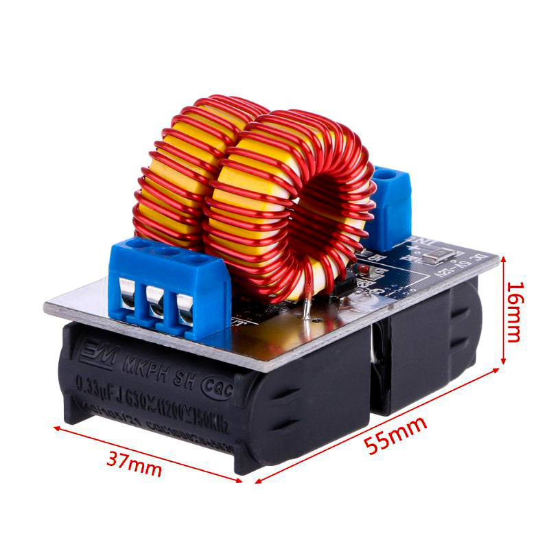 Hot Sale  Mini ZVS Induction Heating Board Flyback Driver Heater DIY Cooker Ignition Coil