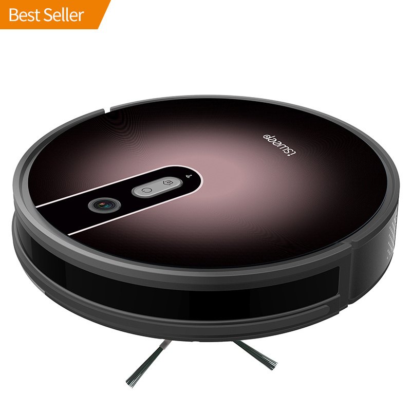 Newest Vsalm Strong Suction Double Side Brush Robot Vacuum Cleaner Floor Cleaning Machine