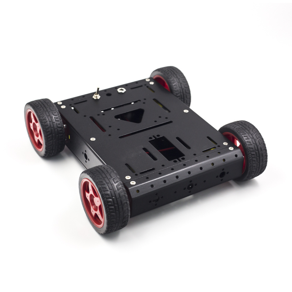 RoboWiz Metal Tank Robot Smart Car Chassis Black