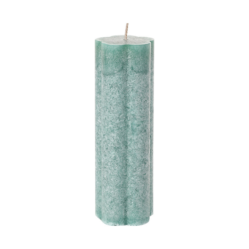 Handmade Ice Flower Column Wax Wholesale Emergency Lighting for Household Smokeless Aromatherapy Candles Paraffin Material