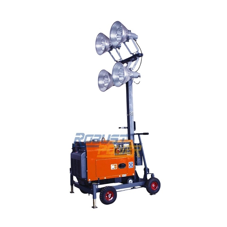 MHL high bay halogen spotlight portable emergency compact Light Tower