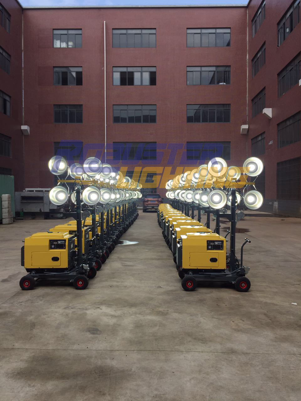 construction Portable mobile Lighting Tower Generator RPLT1600B