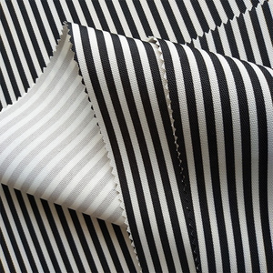 200gsm black white stripe printed pu coated 600d polyester waterproof oxford beach chair fabric