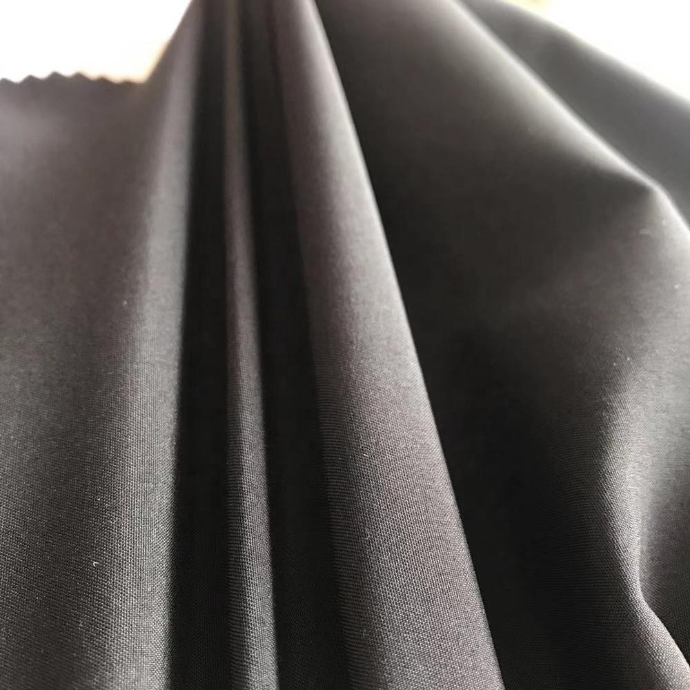 75D 95 polyester 5 elastane weft stretch pongee fabric for sportswear and T-shirt